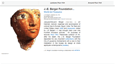 Desktop Screenshot of bergerfoundation.ch
